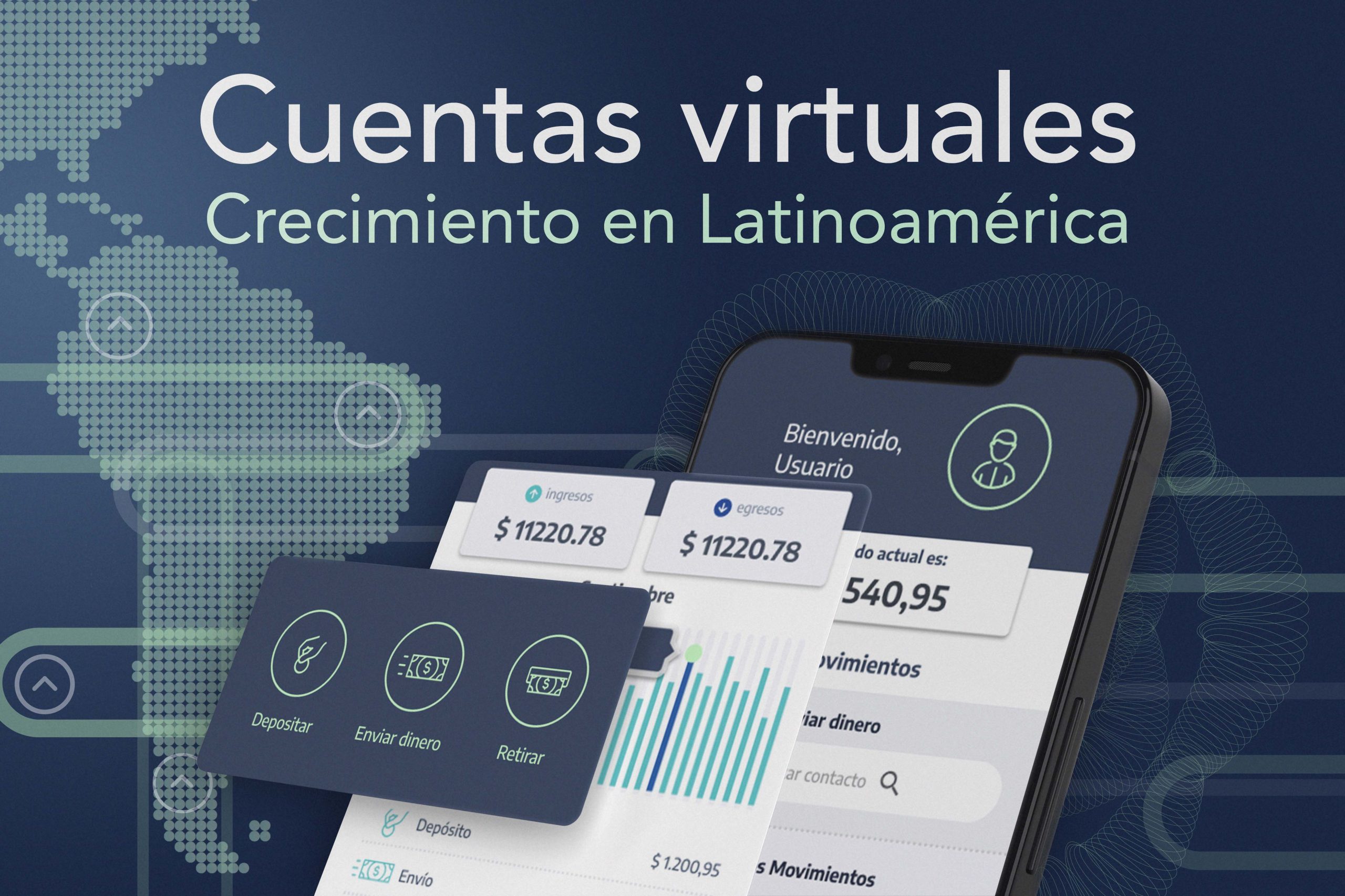 Cuentas virtuales: crecimiento en latinoamerica
